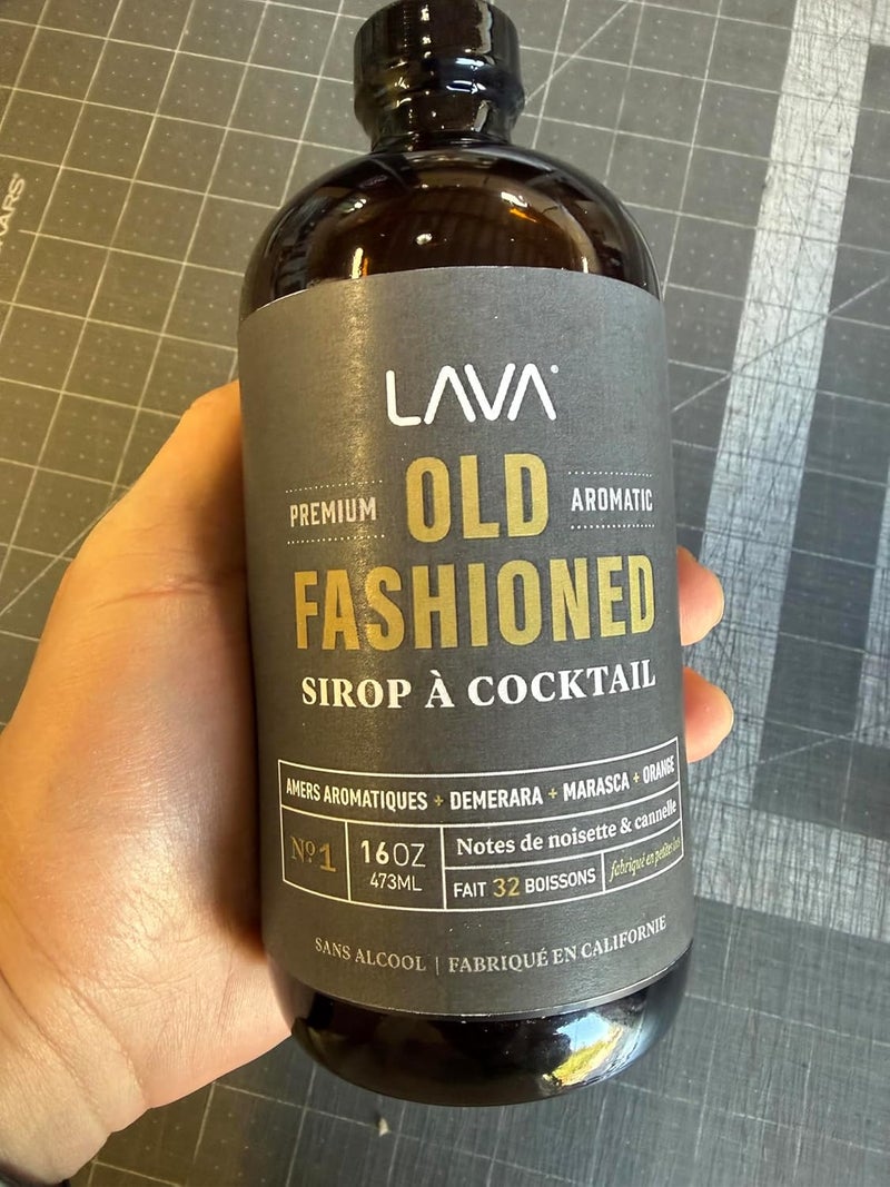 LAVA Premium Aromatic Old Fashioned Cocktail Syrup - 16oz, Makes 32 Cocktails - Image 5